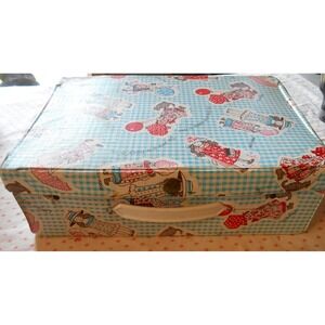 Vintage Holly Hobbie Collectors Case Doll Carrying Case Clothing Accessories rar